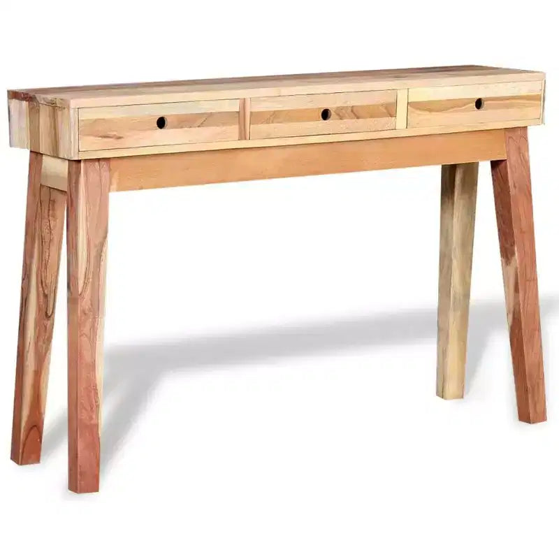 vidaXL Tavolino consolle in legno massello di recupero