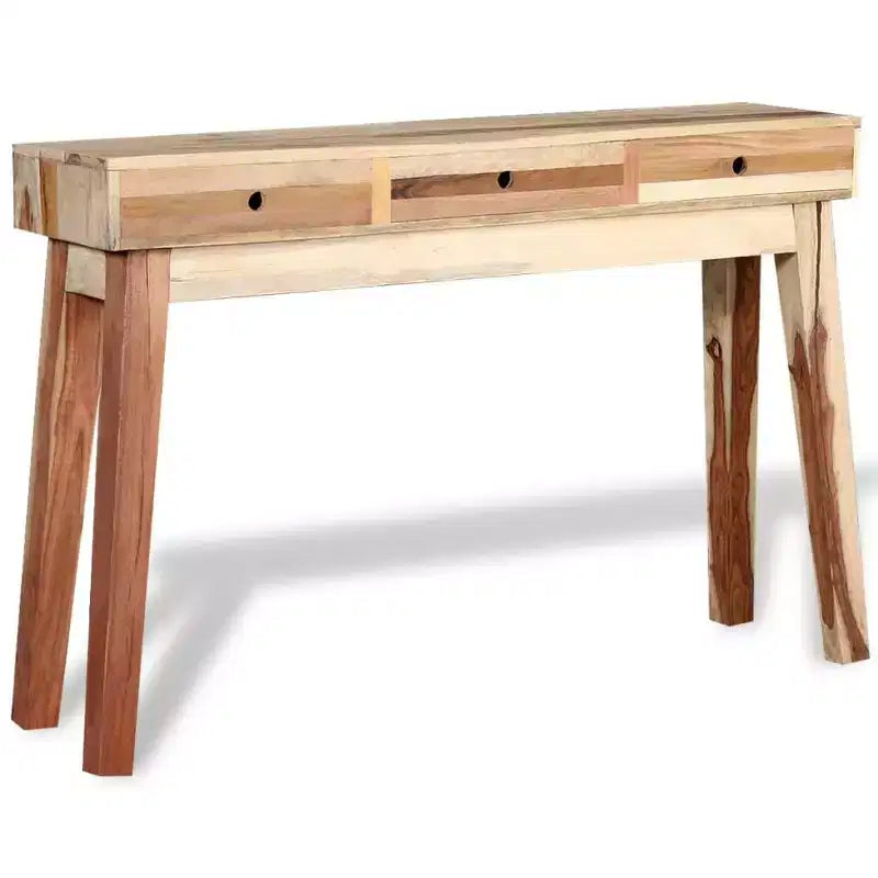 vidaXL Tavolino consolle in legno massello di recupero
