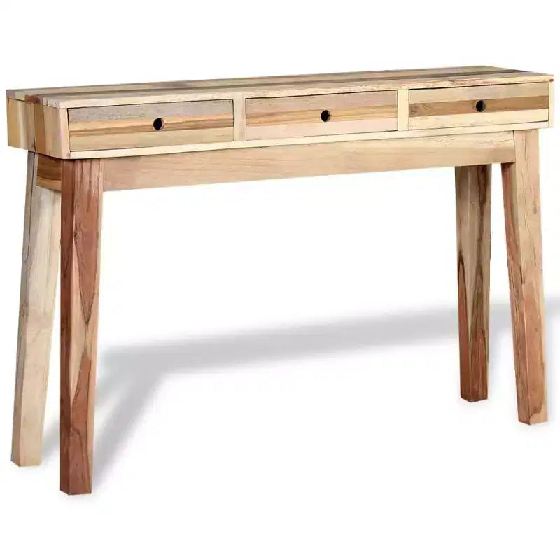 vidaXL Tavolino consolle in legno massello di recupero