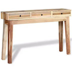 vidaXL Tavolino consolle in legno massello di recupero