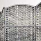 Paravento Pieghevole a 4 Pannelli Alto 180cm, Divisorio Autoportante in Legno per Ufficio Domestico