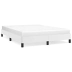 Base letto in similpelle bianca, compensato, legno composito Una piazza e mezza