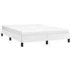 Base letto in similpelle bianca, compensato, legno composito Una piazza e mezza