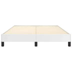 Base letto in similpelle bianca, compensato, legno composito Una piazza e mezza