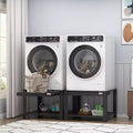 COZONY 29 Inch Heavy Duty Washer Dryer Stand, Pull Out Shelf Anti Vibration Base Storage 800 LBS Capacity