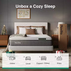 Materasso a molle e memory foam ibrido Novilla, altezza 30 cm, piazza singola, in scatola