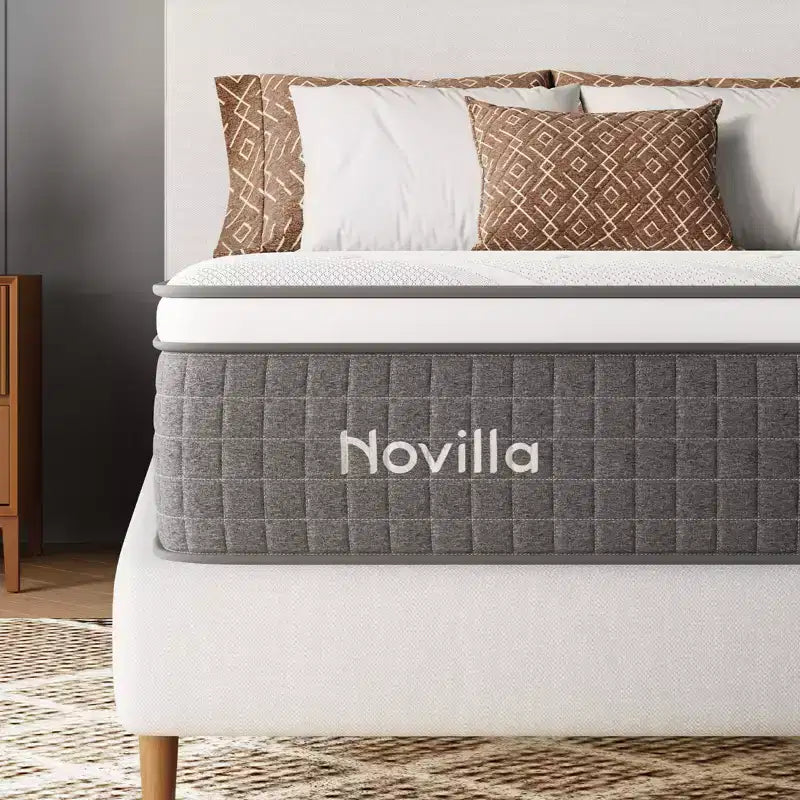 Materasso a molle e memory foam ibrido Novilla, altezza 30 cm, piazza singola, in scatola
