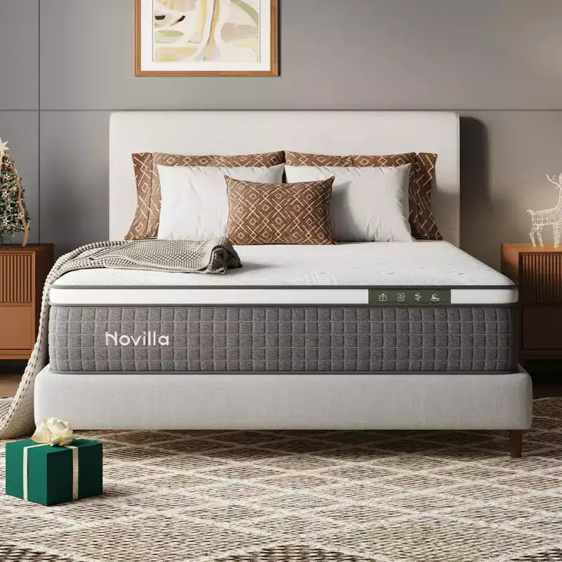 Materasso a molle e memory foam ibrido Novilla, altezza 30 cm, piazza singola, in scatola