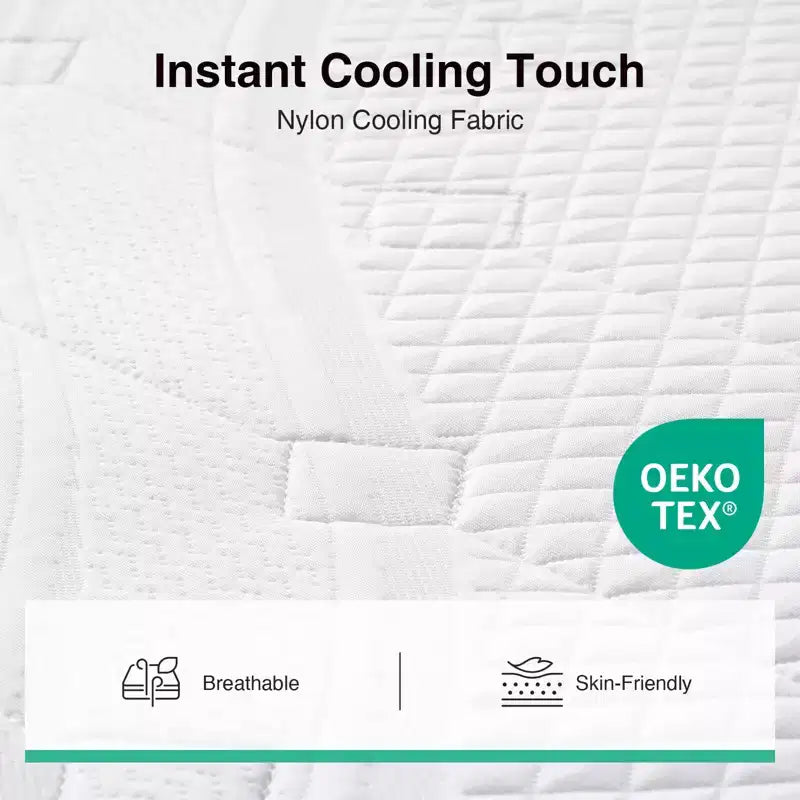 Materasso a molle e memory foam ibrido Novilla, altezza 30 cm, piazza singola, in scatola