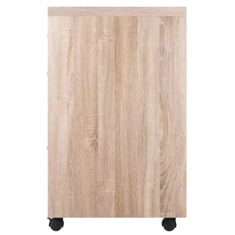 Scrivania modulare Kenner con 2 cassetti – 3 ripiani in legno di recupero