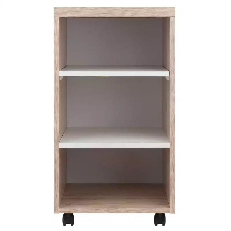 Scrivania modulare Kenner con 2 cassetti – 3 ripiani in legno di recupero