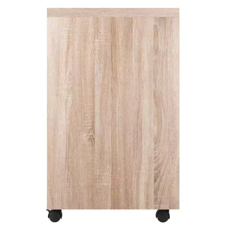 Scrivania modulare Kenner con 2 cassetti – 3 ripiani in legno di recupero
