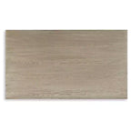 Tavolino da caffè Dalenville Nero Metallizzato/Grigio/Marrone/Beige, Base a Cavalletto, Finitura Anticata