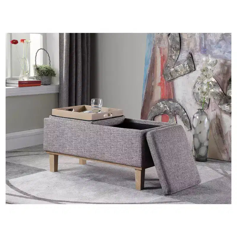 Panca contenitore gambe in legno