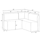Sedia da pranzo Cora e 2 banquettes